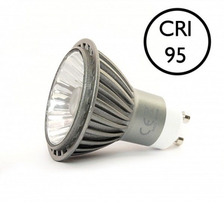 Lichtbronnen GU10 LEDSPOT 7W (=50W) Dimbaar 230V Warm Wit 2700K CRI95
